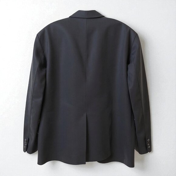 Banana Republic Men's Wool Blazer 42R | Made in Italy Black Sport Coat Jacket - Picture 3 of 9